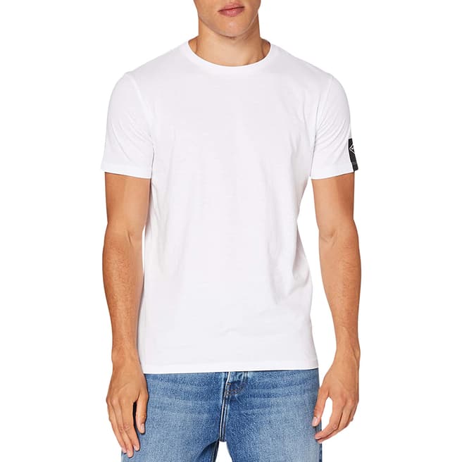 Replay White Basic Logo T-Shirt