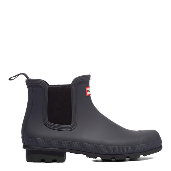 Hunter Black Ice Ankle Chelsea Boots