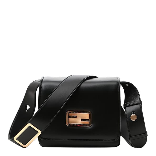 Fendi Black ID Small Shoulder Bag