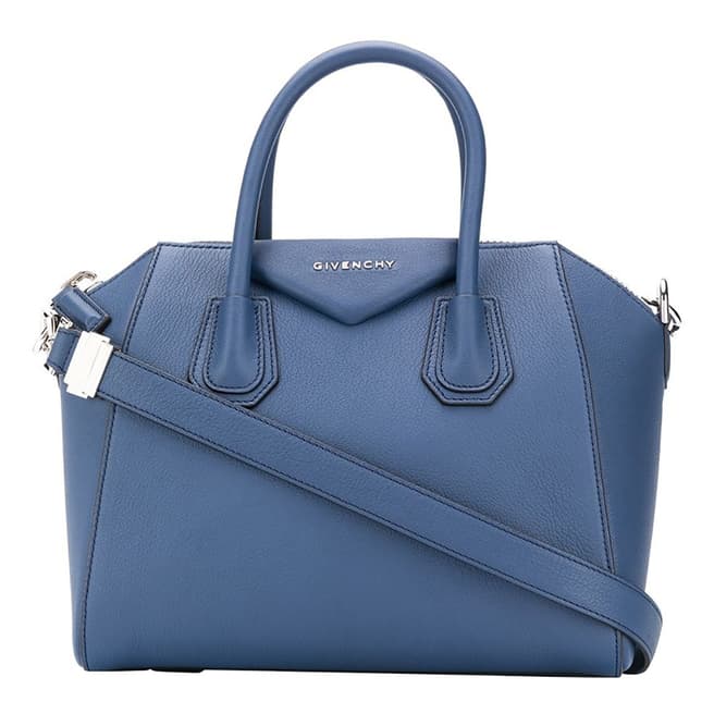 Givenchy Midnight Blue Medium Antigona Structured Tote Bag