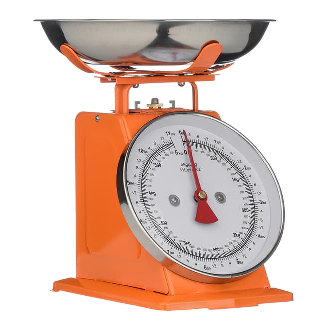 Premier Housewares Orange Kitchen Scale, 5kg