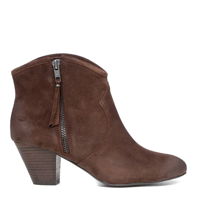 ASH Brown Jayce Bis Ankle Boots