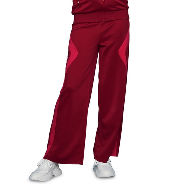 MAJE Deep Red Wide Joggers