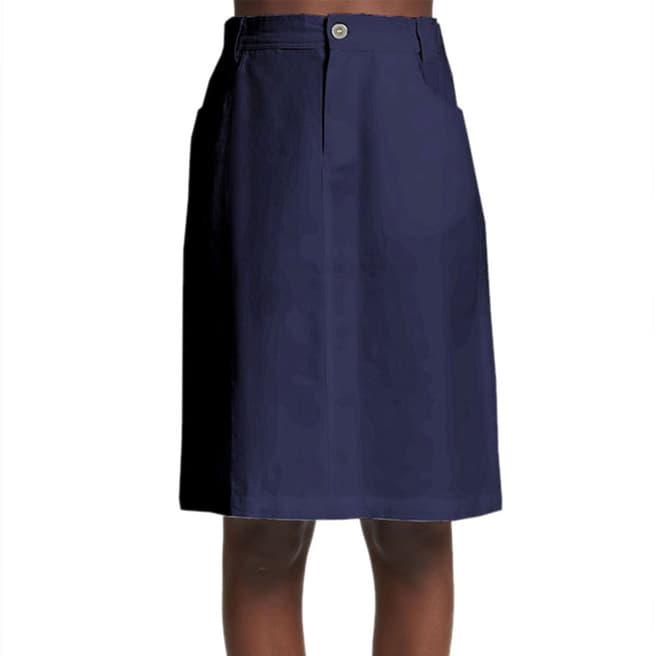Aspiga Navy Knee Length Skirt