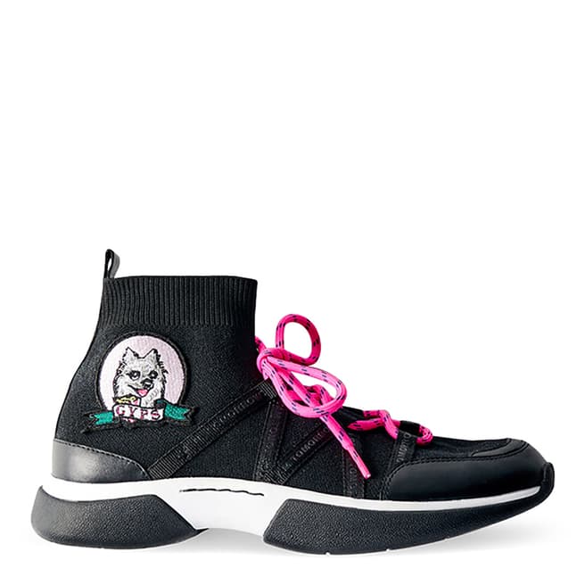 MAJE Black Fuite Gyps Sock Sneaker