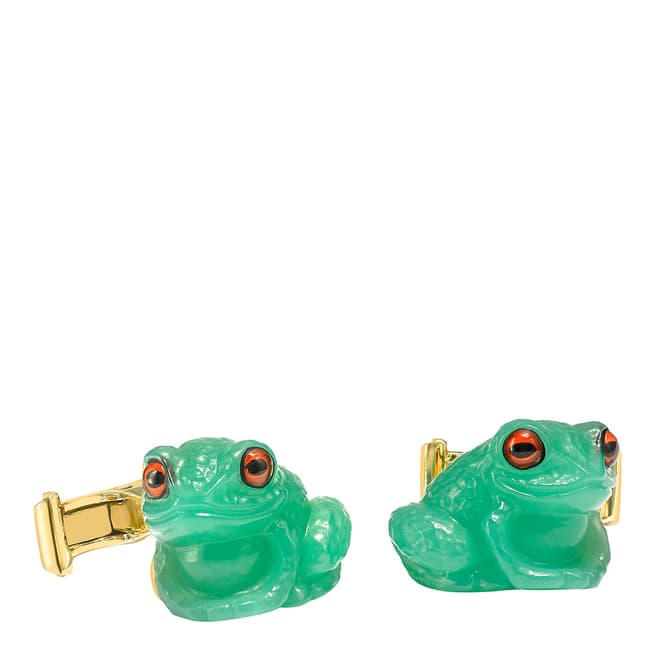 Theo Fennell 18ct Yellow Gold Frog Cufflinks