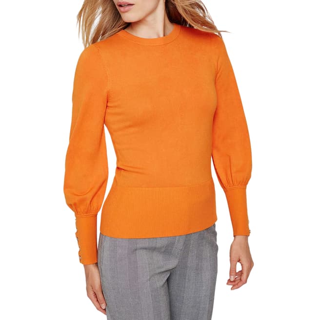 Damsel In A Dress Orange Peyton Knit Jumper 