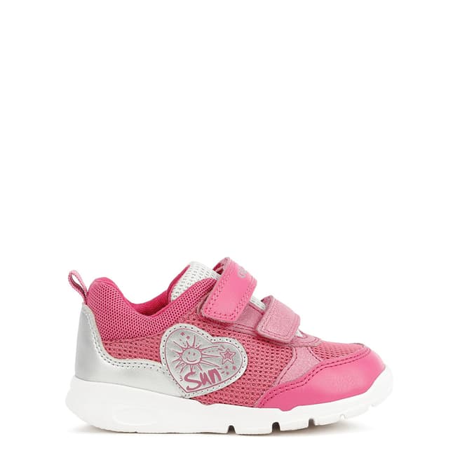 Geox Older Girl's Pink Runner Trainers