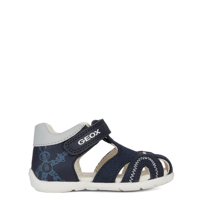 Geox Younger Boy's Navy Elthan Sandals