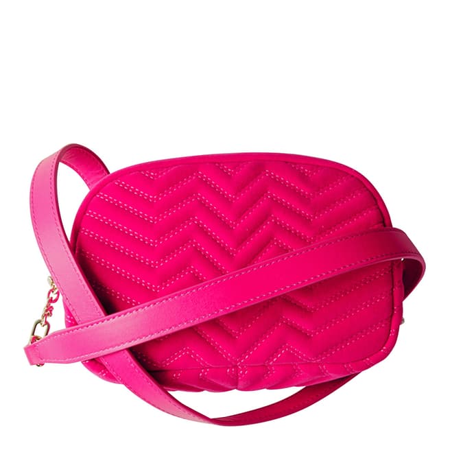 MAJE Rose Quilted Crossbody