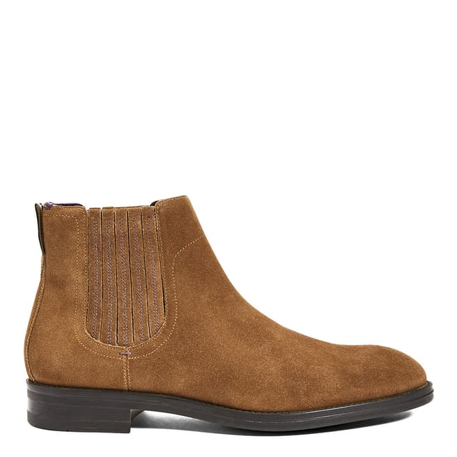 Ted Baker Tan Sestry Suede Chelsea Boots