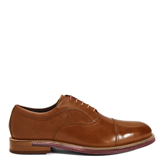 Ted Baker Tan Quidion Leather Oxford Shoe