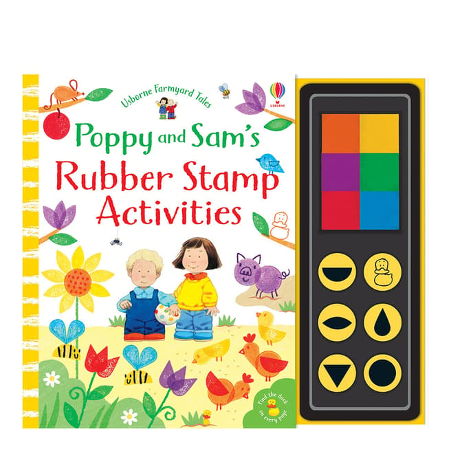 Usborne Books Poppy And Sam's Rubber Stamp Activities