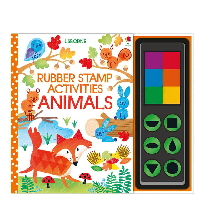 Usborne Books Rubber Stamp Activities Animals