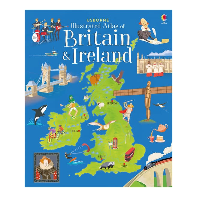Usborne Books Illustrated Atlas Of Britain/Ireland