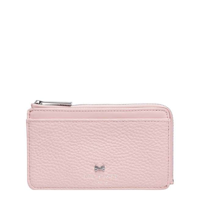 Ted Baker Pale Pink Lotta Bow Card Holder