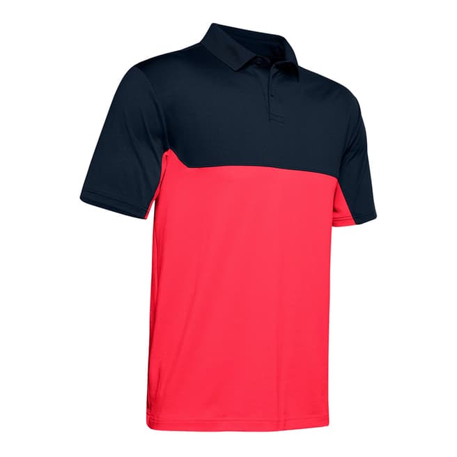 Under Armour Navy Crestable Perf Polo 2.0