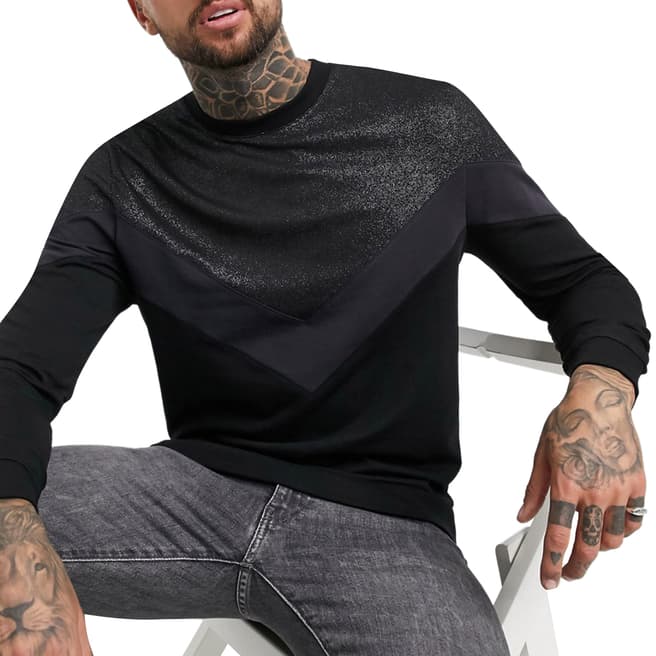 Bolongaro Trevor Black Metallic Sweatshirt