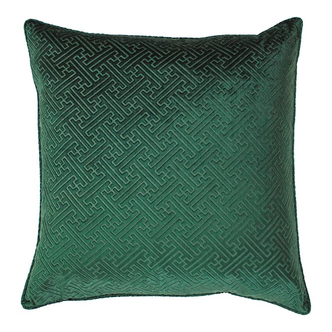 RIVA home Florence 55x55cm Cushion, Emerald