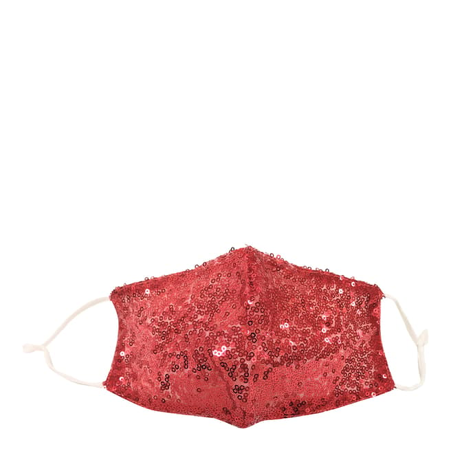 JayLey Collection Red Sequin Face Mask