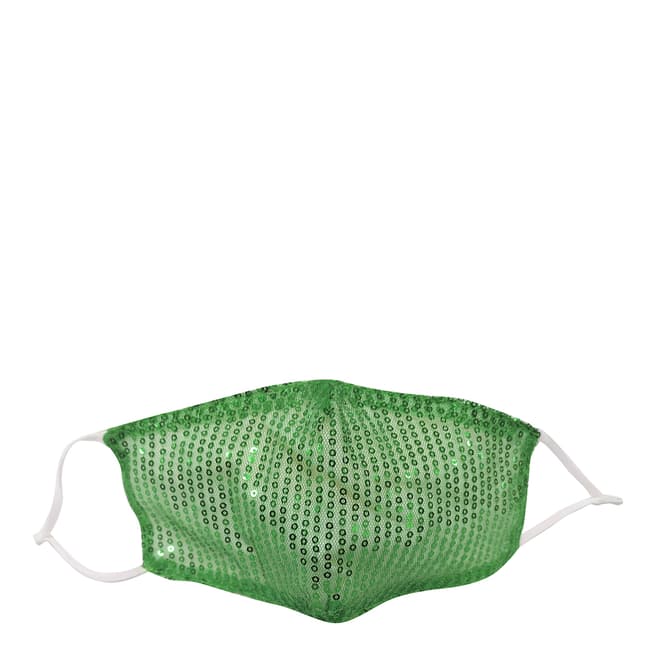 JayLey Collection Green Sequin Face Mask