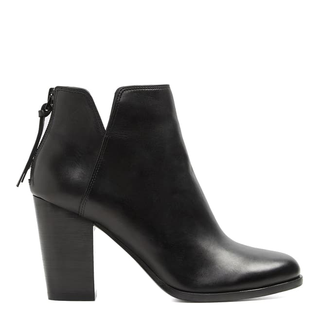 Aldo Black Lalith Leather Ankle Boots