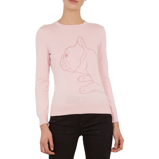 Ted Baker Pale Pink Tarlya Cottons Fairytale Jumper
