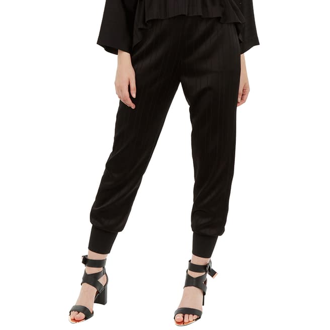 Ted Baker Black Natteah Rayon Cuff Joggers