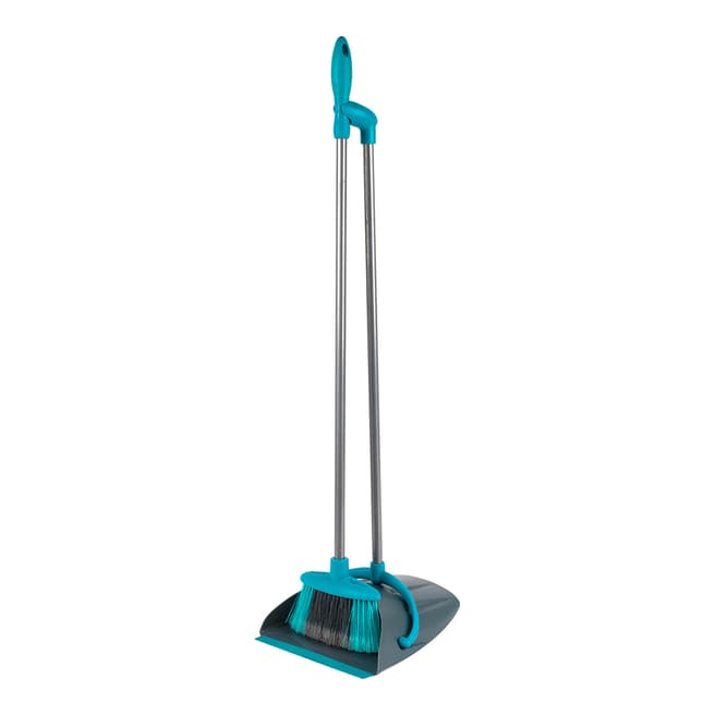 Beldray Turquoise Dustpan with Broom Set