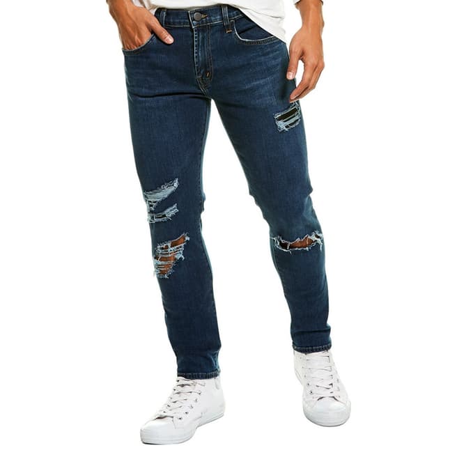 J Brand Navy Mick Skinny Stretch Jeans