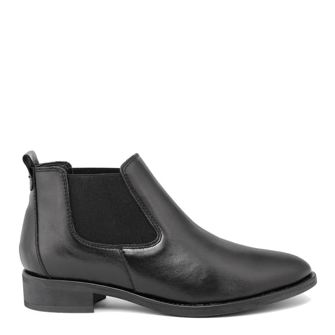 LAB78 Black Leather Chelsea Boots