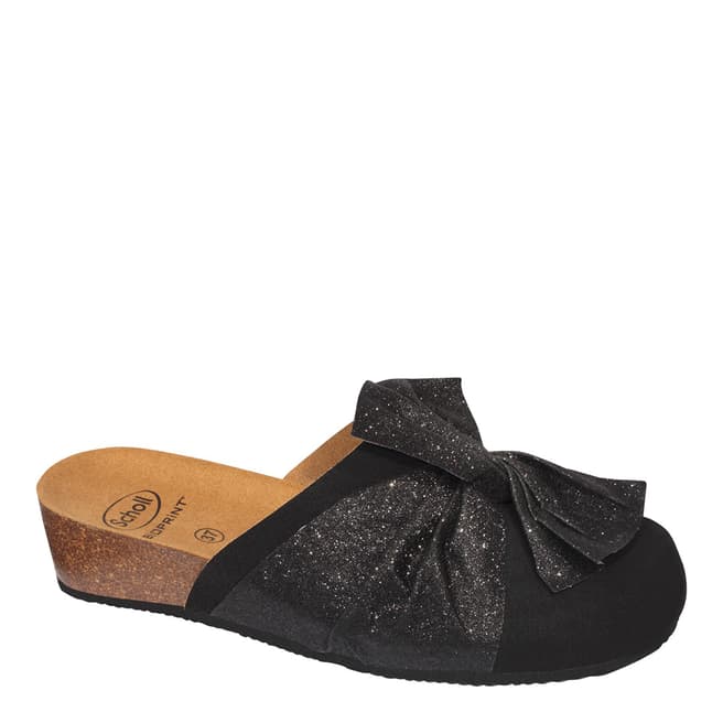 Scholl Black Lucy Slippers