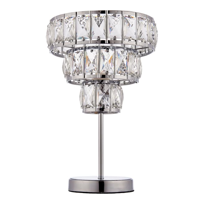 Pagazzi Lighting Clear Glass Dempster Table Lamp
