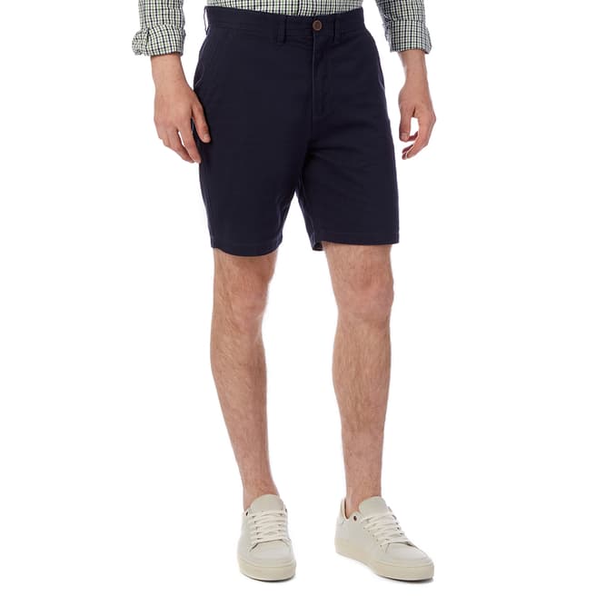 Crew Clothing Navy Chino Cotton Shorts