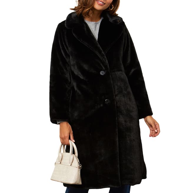 Comptoir du Manteau Black Luxury Midi Coat 