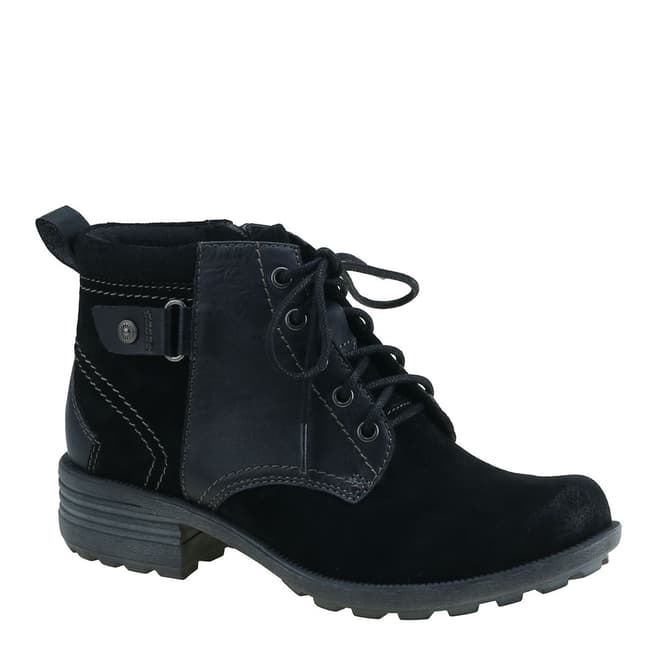 Earth Spirit Black Paxton Ankle Boots