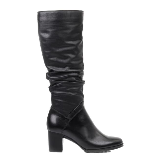Belwest Black Leather High Boots