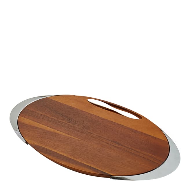 Nambe Eclipse Cheese Board with Knife