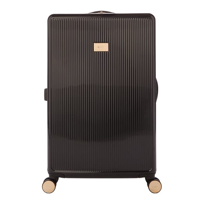 Dune Black Gloss Olive Large Suitcase