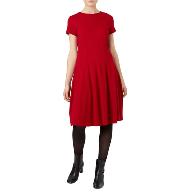 Hobbs London Red Tessa Dress