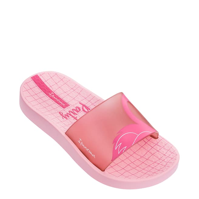 Ipanema Kids Pink Flamingo Slides