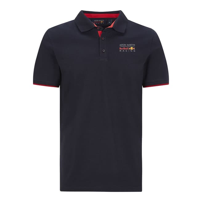 Red Bull Racing Navy Classic Logo Polo Shirt