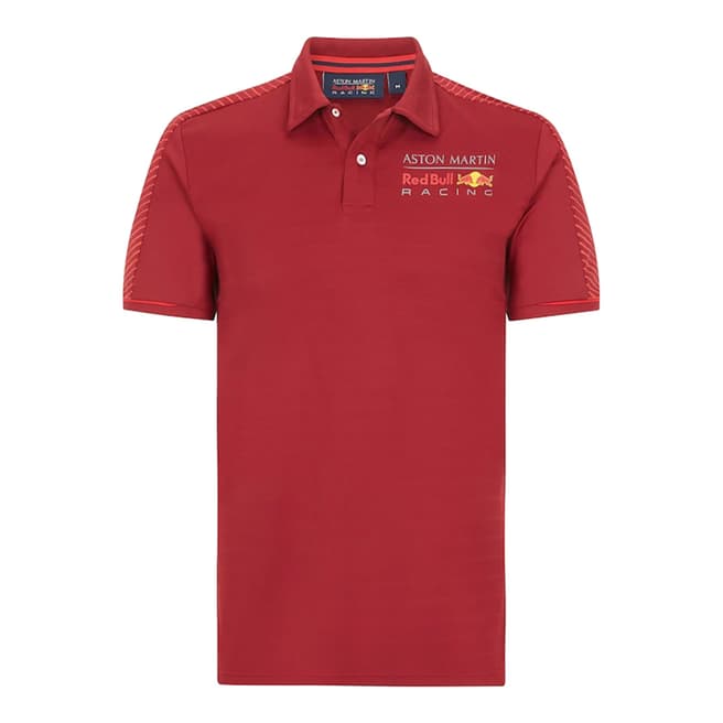 Red Bull Racing Mens Red Polo Shirt