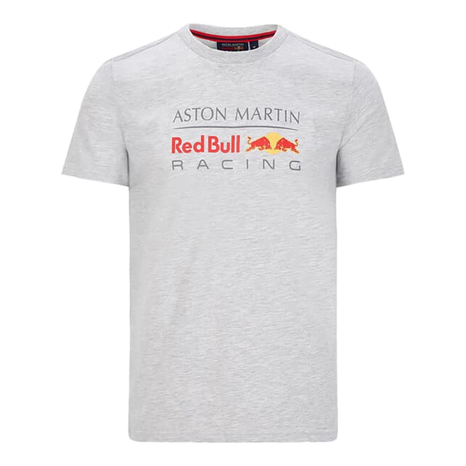 Red Bull Racing Grey Aston Martin Red Bull Logo T-Shirt