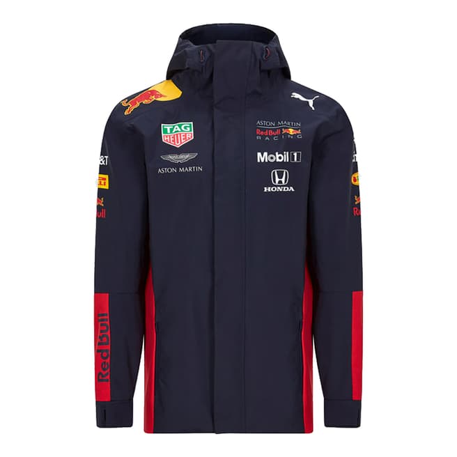 Red Bull Racing Navy Aston Martin Red Bull Racing Rain Jacket