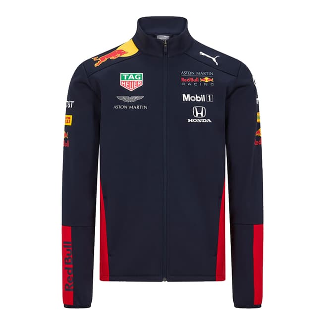 Red Bull Racing Men's Navy Aston Martin RP Team Softshell Jacket