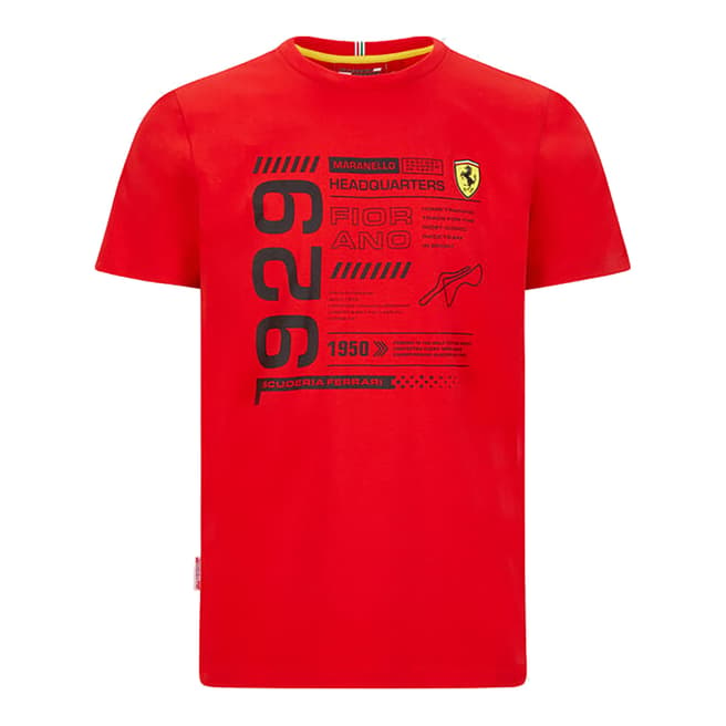 Scuderia Ferrari Red Ferrari Logo T-Shirt