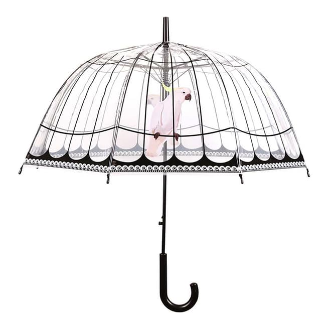 Le Monde du Parapluie Transparent / Black Birdcage Umbrella