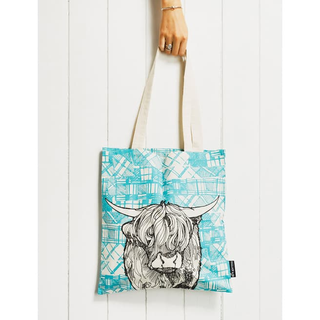 Gillian Kyle Set of 2 Highland Cow Tote Bags