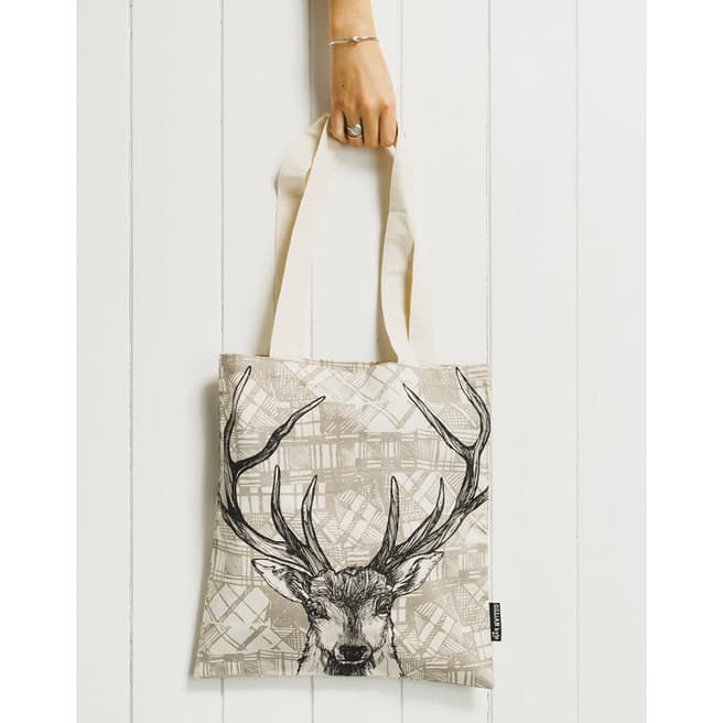 Gillian Kyle Set of 2 Stag Tote Bags